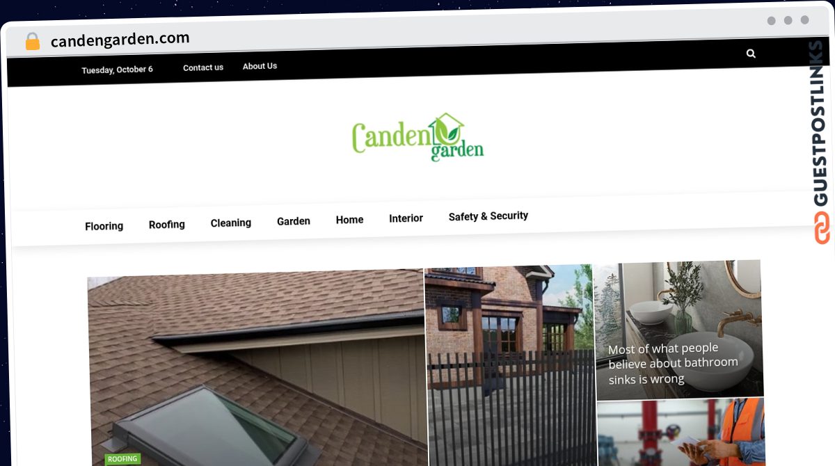 Publish Guest Post on candengarden.com