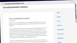 Publish Guest Post on carrollcommunicattions.com