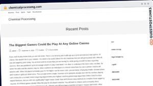 Publish Guest Post on chemlcalprocessmg.com