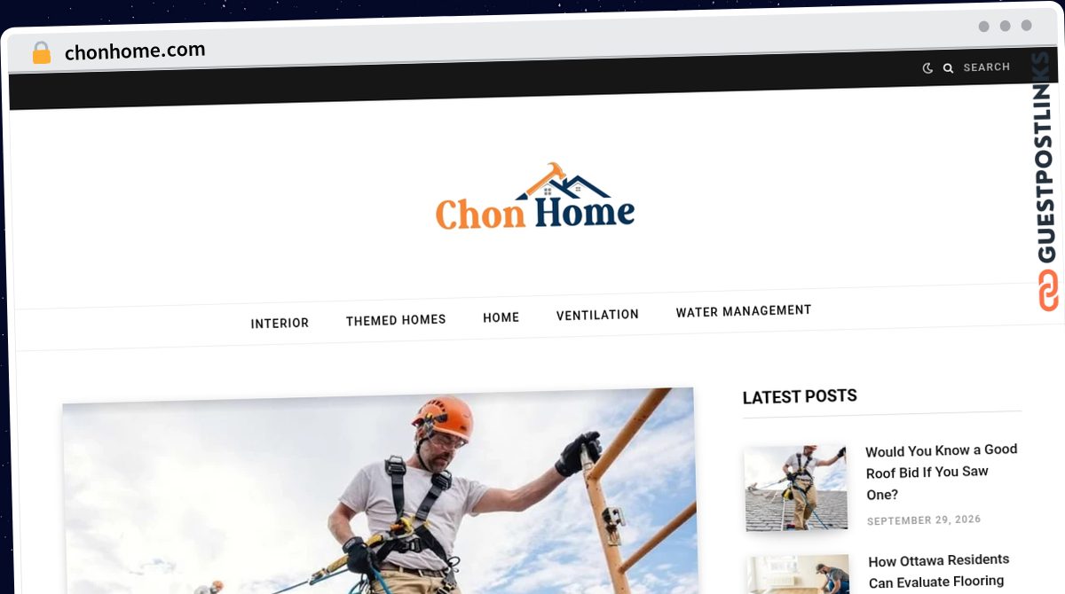 Publish Guest Post on chonhome.com