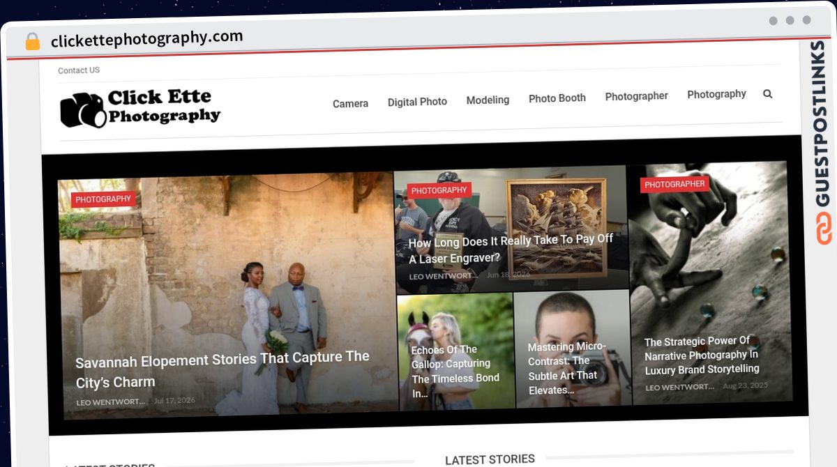 Publish Guest Post on clickettephotography.com