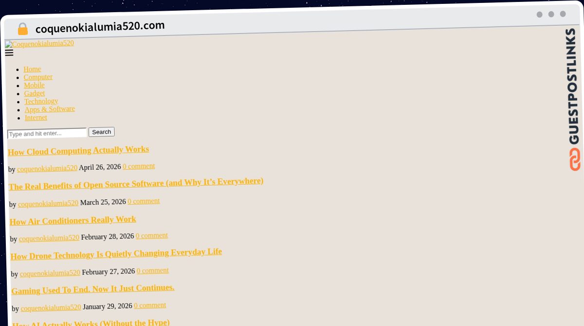 Publish Guest Post on coquenokialumia520.com