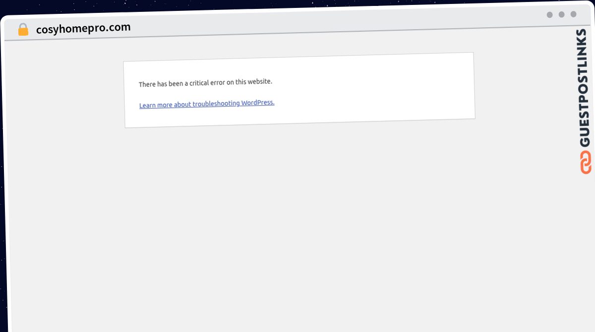Publish Guest Post on cosyhomepro.com