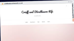 Publish Guest Post on crieffandstrathearnrfc.co.uk