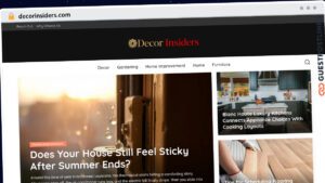 Publish Guest Post on decorinsiders.com