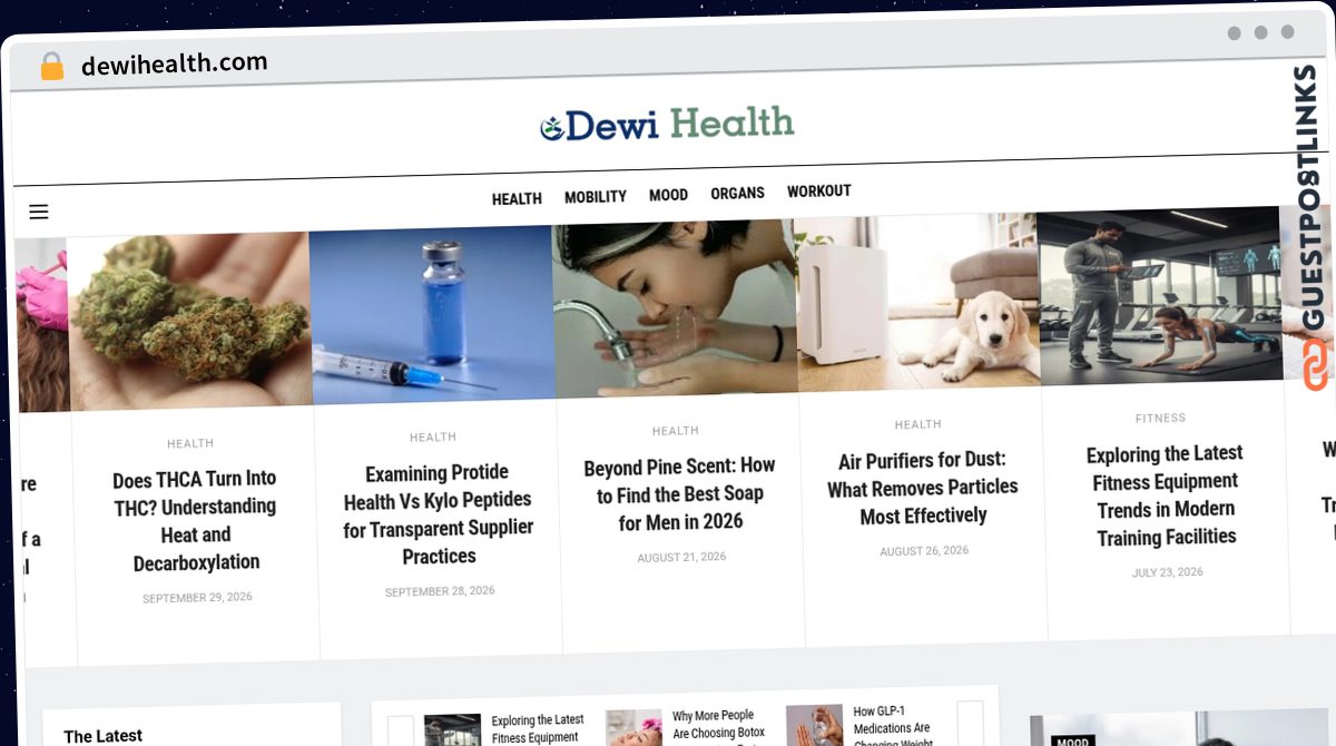Publish Guest Post on dewihealth.com