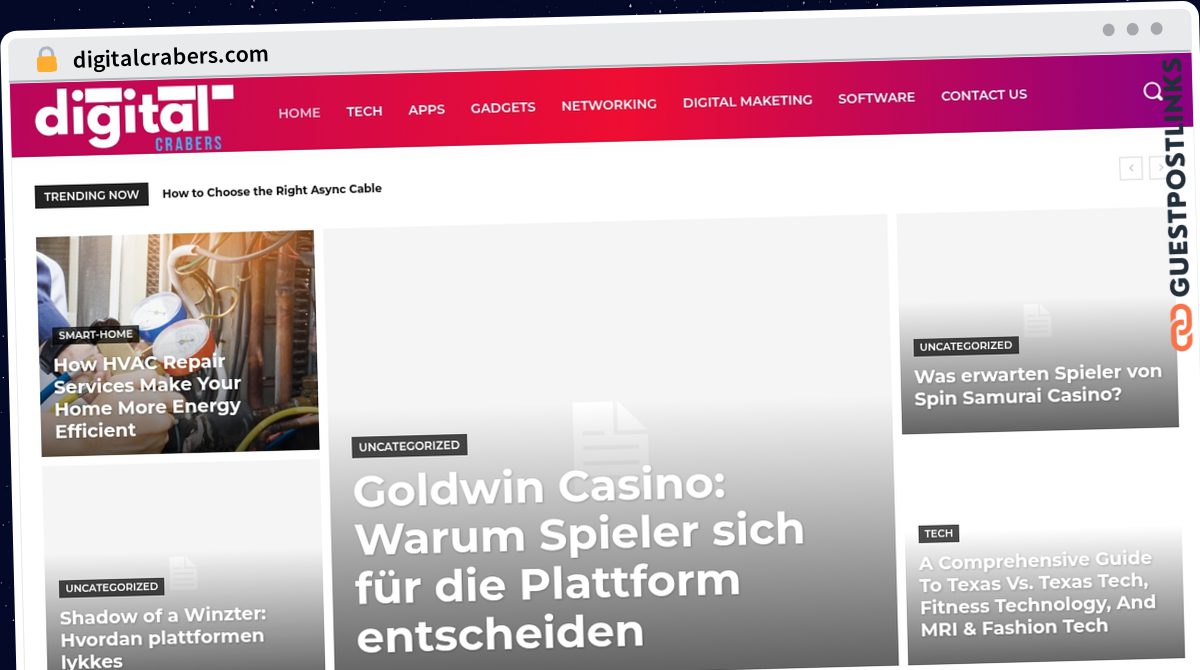 Publish Guest Post on digitalcrabers.com