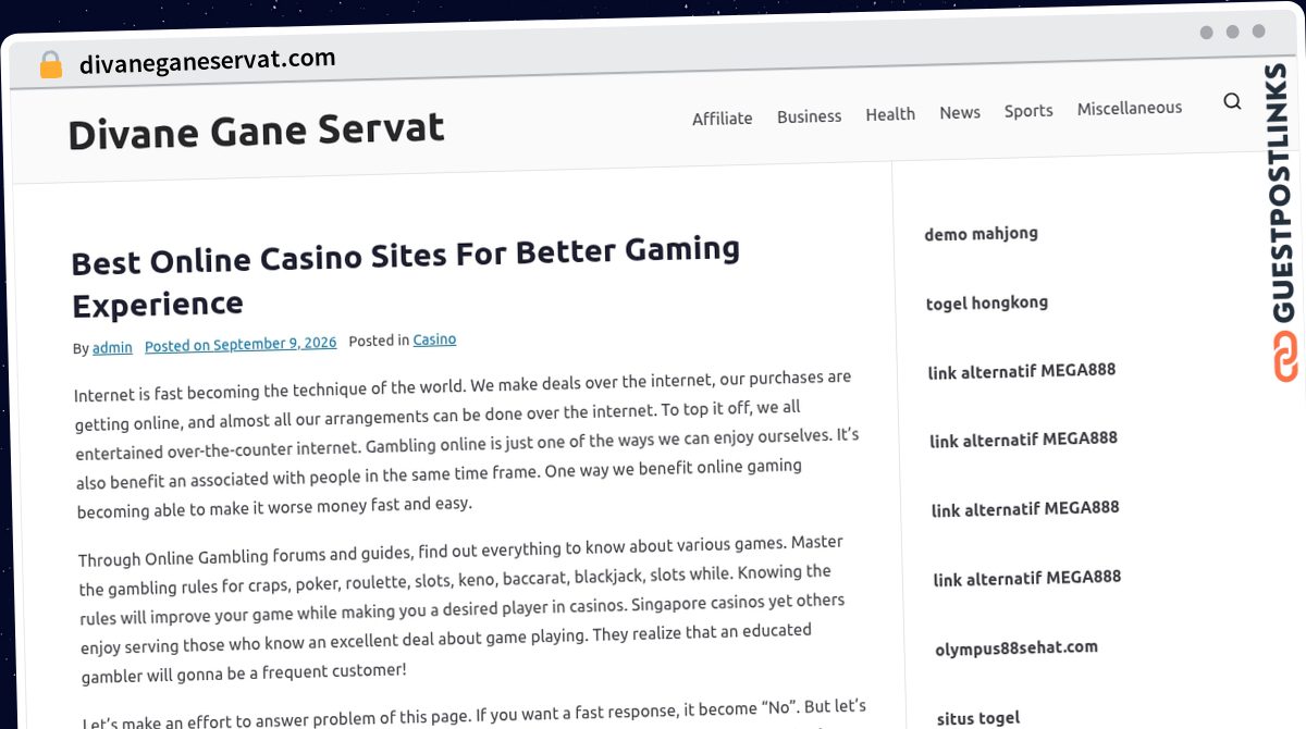 Publish Guest Post on divaneganeservat.com