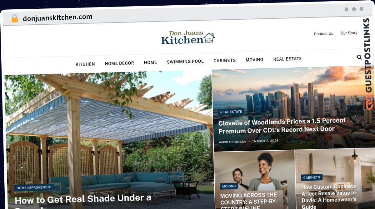 Publish Guest Post on donjuanskitchen.com