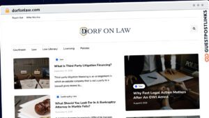 Publish Guest Post on dorfonlaw.com