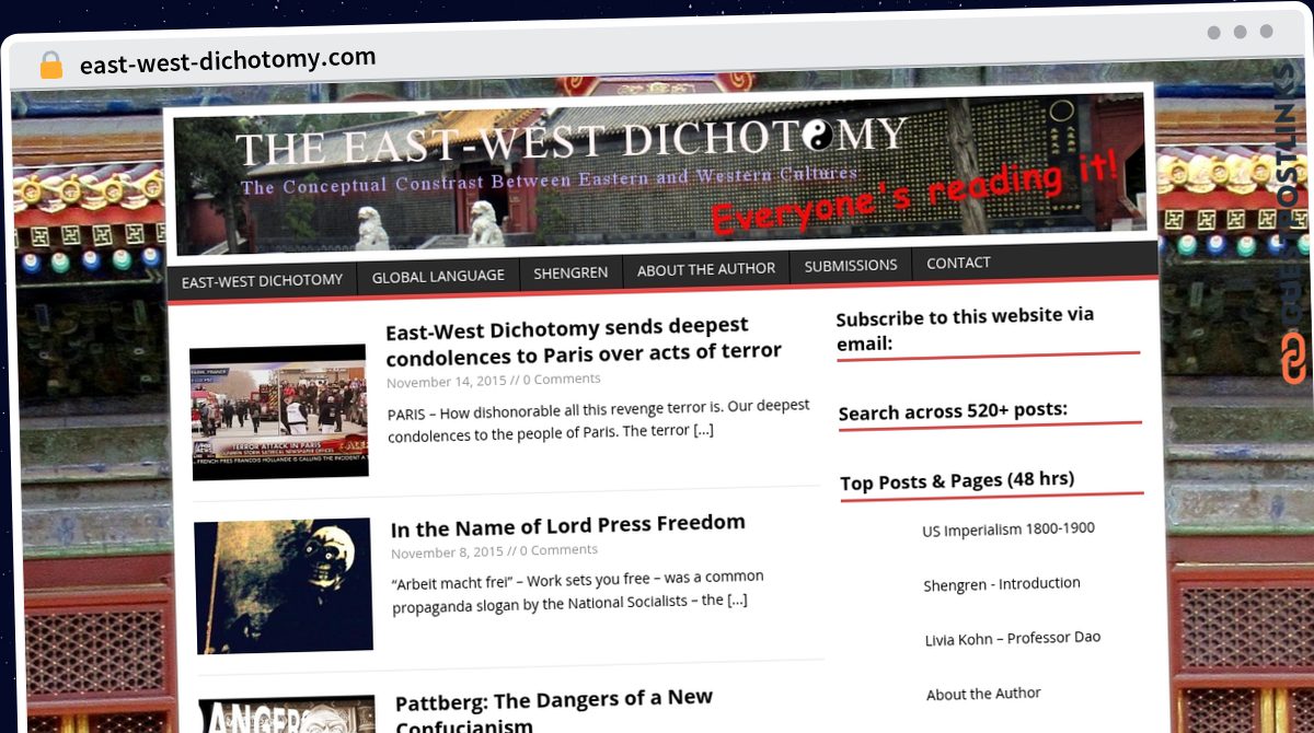 Publish Guest Post on east-west-dichotomy.com