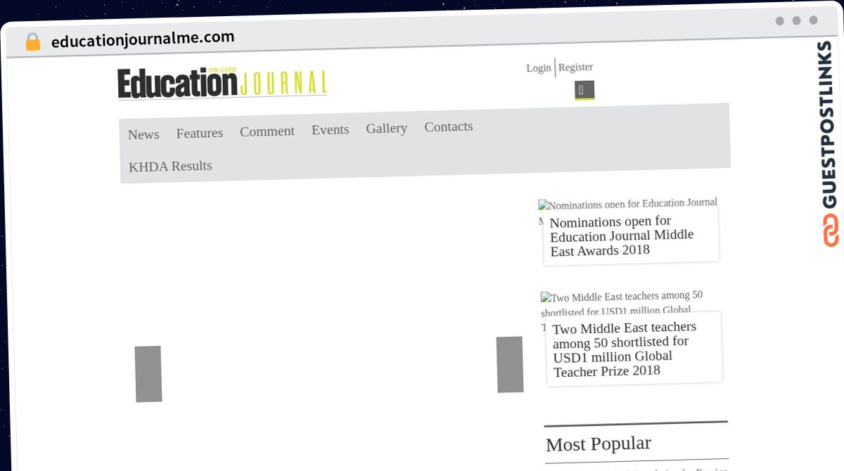 Publish Guest Post on educationjournalme.com