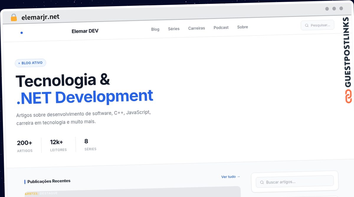 Publish Guest Post on elemarjr.net