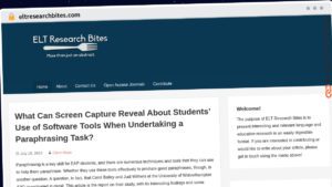Publish Guest Post on eltresearchbites.com