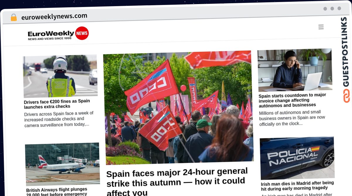 Publish Guest Post on euroweeklynews.com