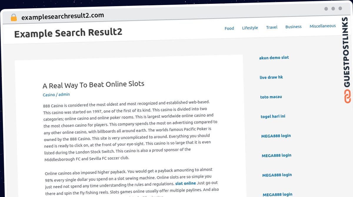 Publish Guest Post on examplesearchresult2.com