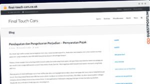 Publish Guest Post on final-touch-cars.co.uk