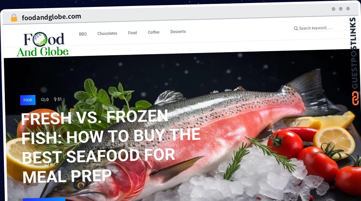 Publish Guest Post on foodandglobe.com