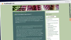 Publish Guest Post on foodthought.org