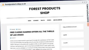 Publish Guest Post on forestproducts-shop.co.uk