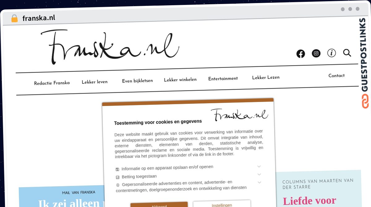 Publish Guest Post on franska.nl