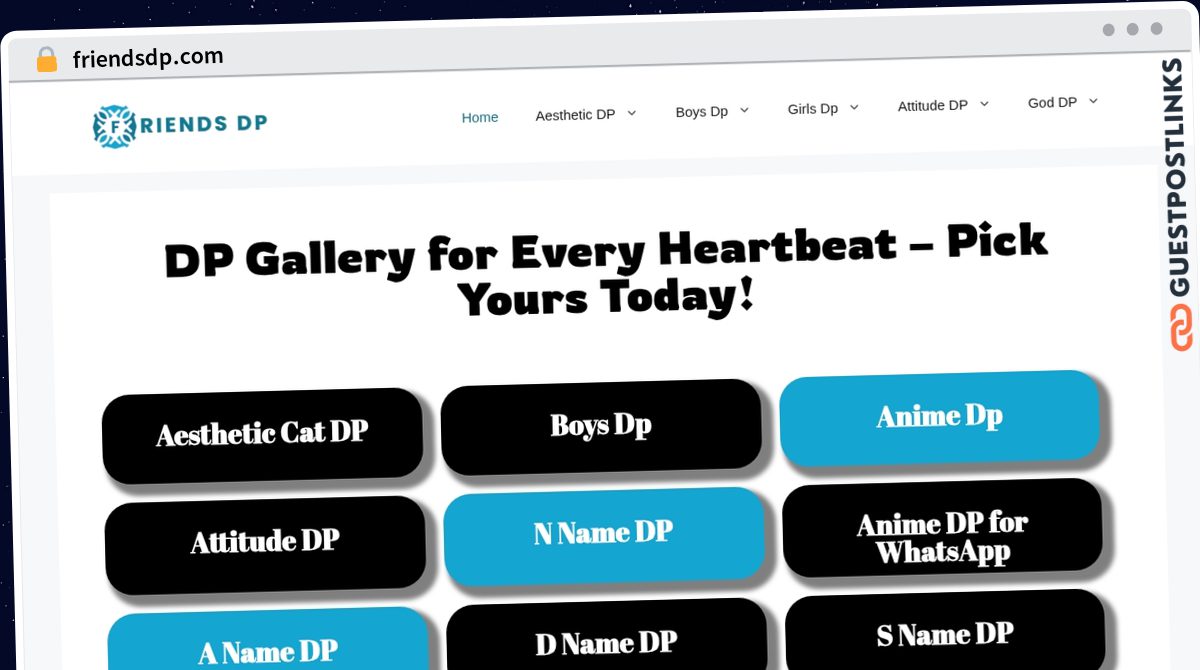 Publish Guest Post on friendsdp.com