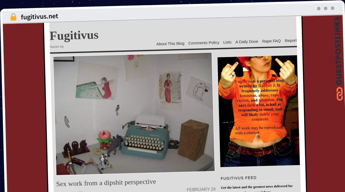 Publish Guest Post on fugitivus.net