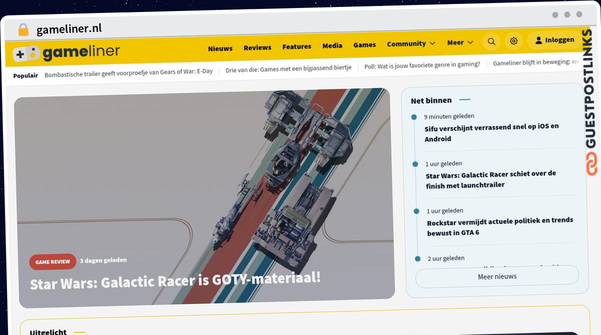 Publish Guest Post on gameliner.nl