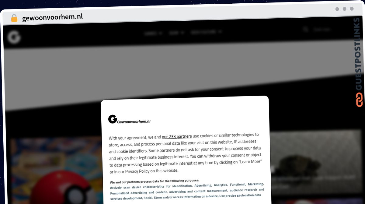 Publish Guest Post on gewoonvoorhem.nl