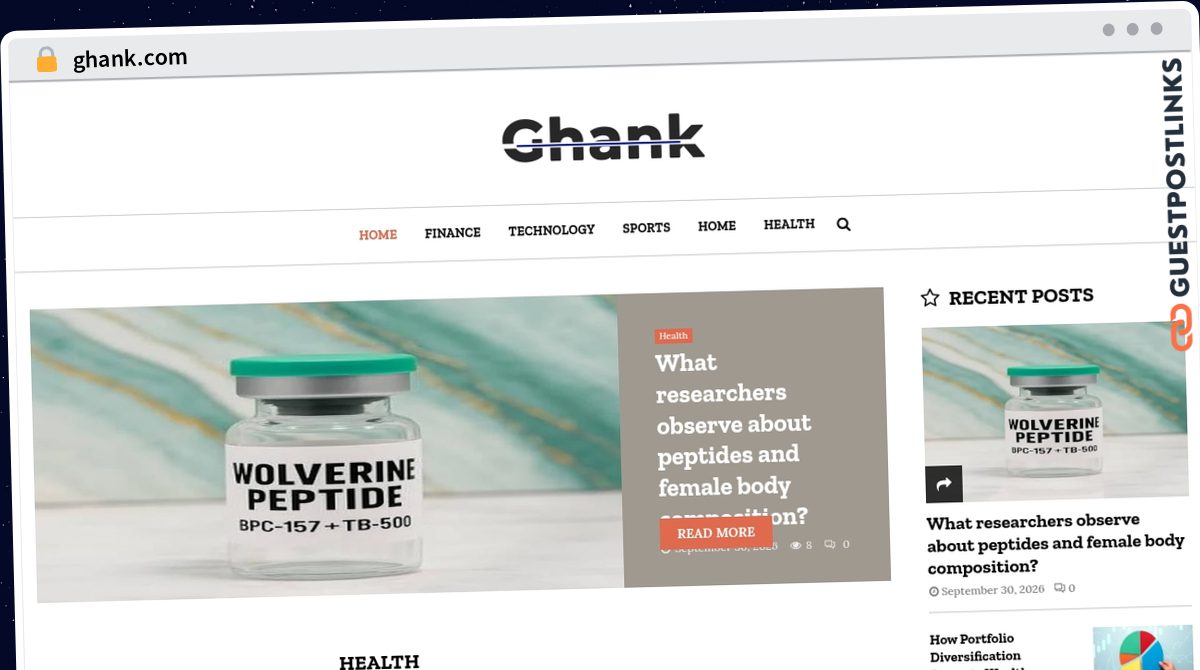Publish Guest Post on ghank.com