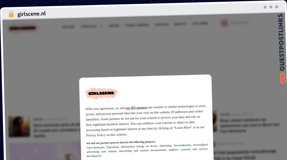 Publish Guest Post on girlscene.nl