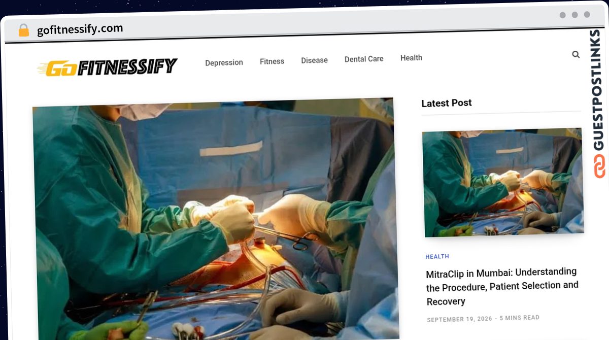 Publish Guest Post on gofitnessify.com