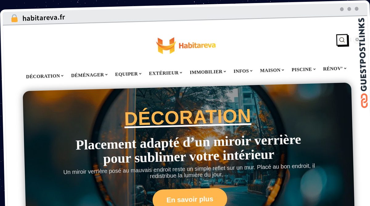 Publish Guest Post on habitareva.fr