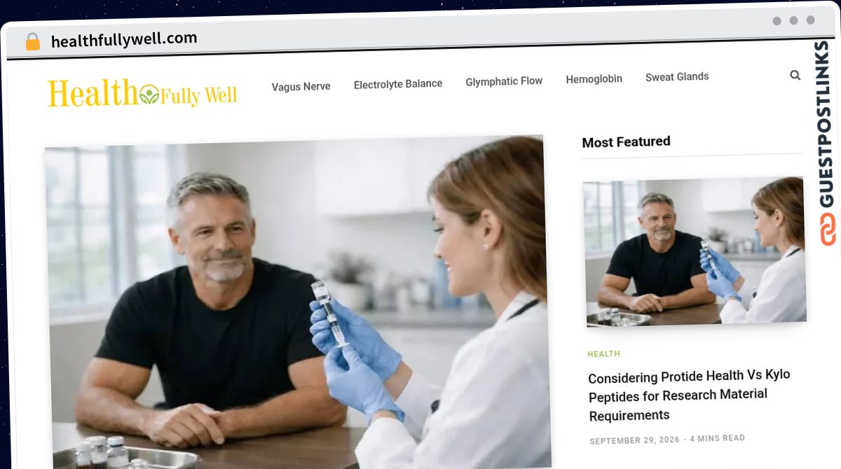 Publish Guest Post on healthfullywell.com