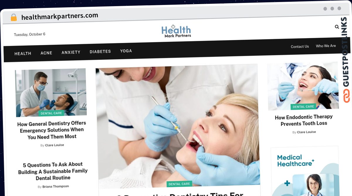 Publish Guest Post on healthmarkpartners.com