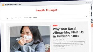 Publish Guest Post on healthtrumpet.com