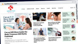 Publish Guest Post on healthyhintss.com