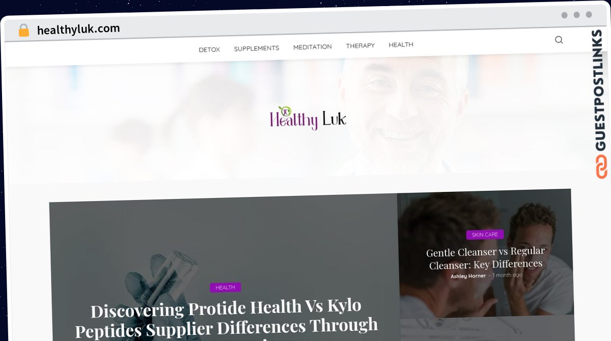 Publish Guest Post on healthyluk.com
