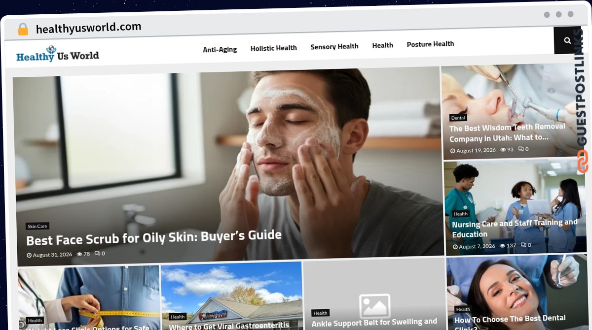 Publish Guest Post on healthyusworld.com