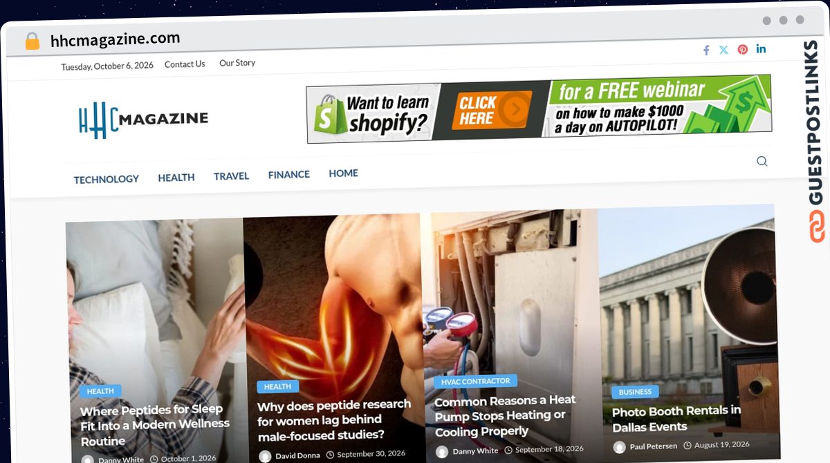 Publish Guest Post on hhcmagazine.com