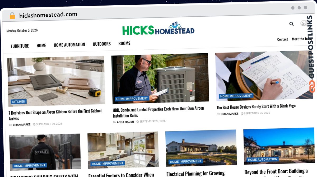 Publish Guest Post on hickshomestead.com