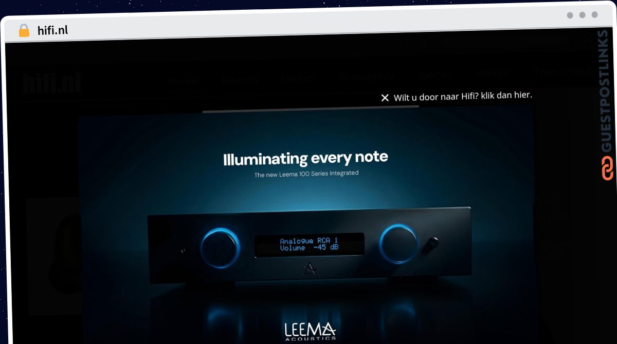Publish Guest Post on hifi.nl