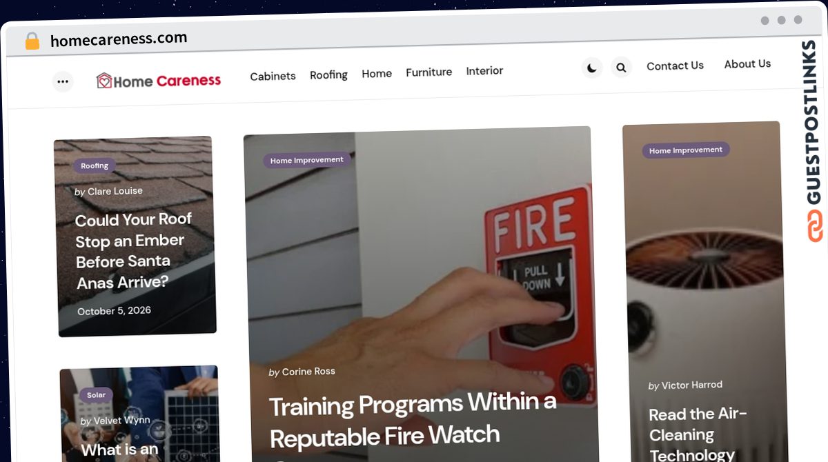 Publish Guest Post on homecareness.com