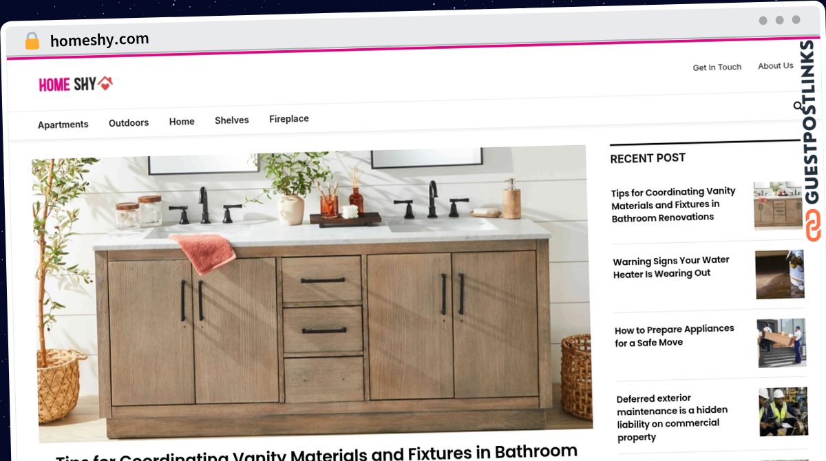 Publish Guest Post on homeshy.com