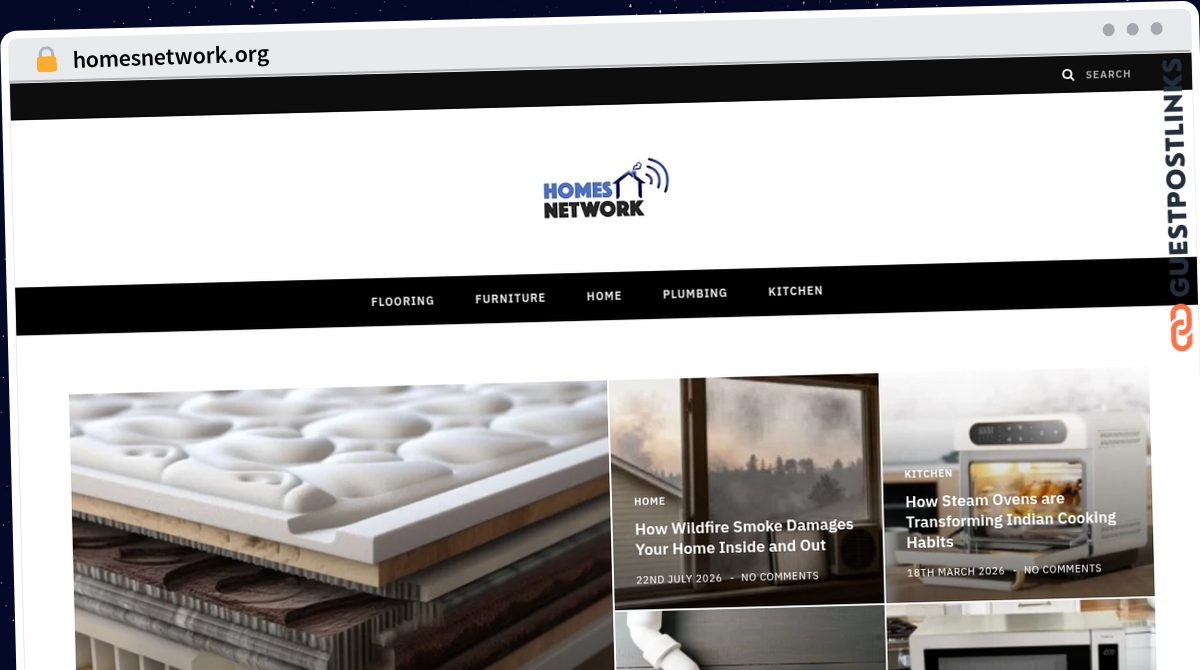 Publish Guest Post on homesnetwork.org
