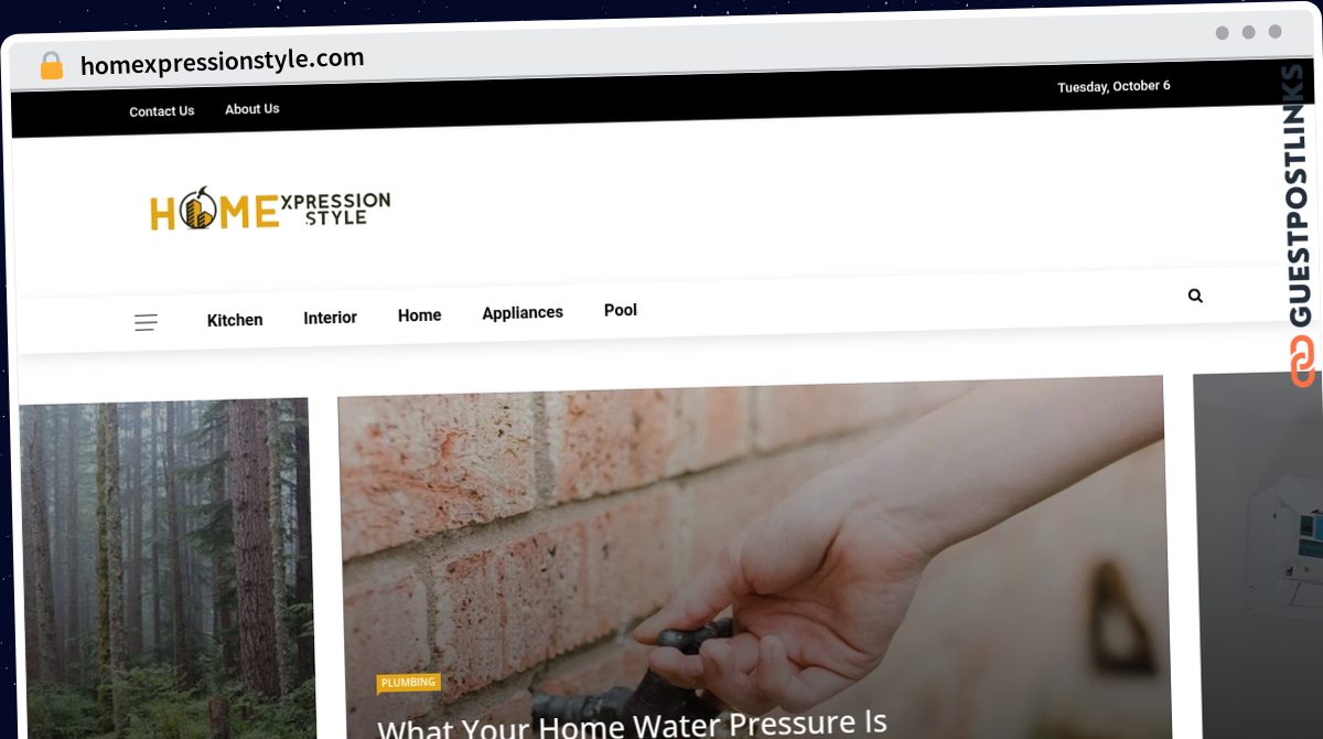 Publish Guest Post on homexpressionstyle.com