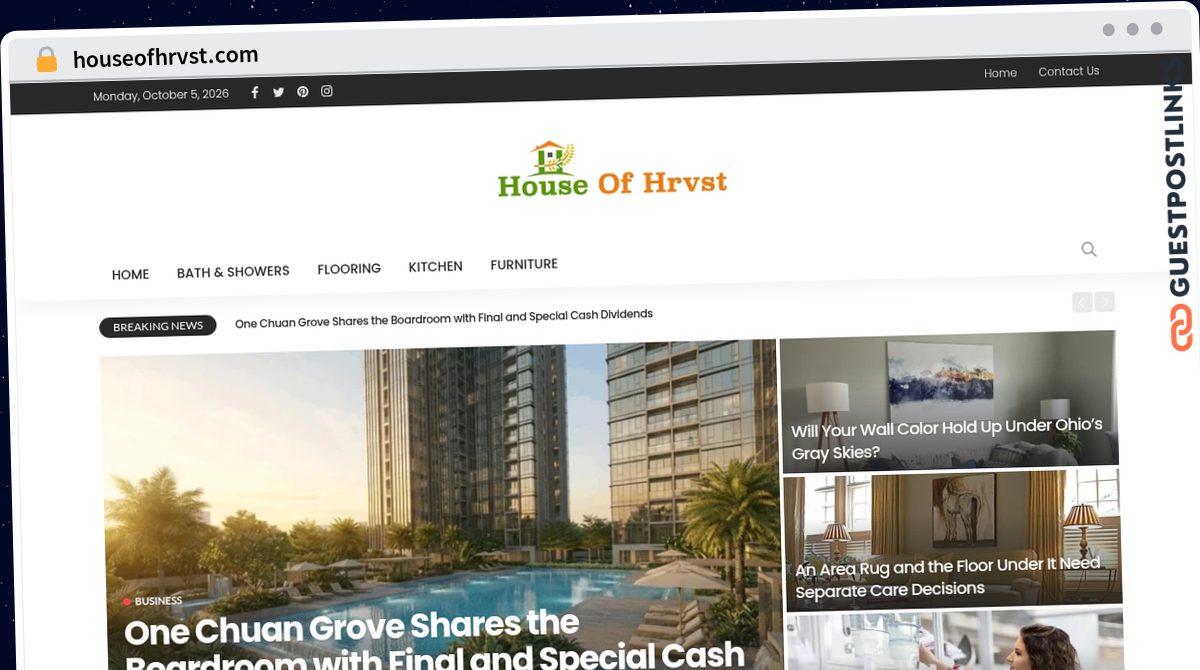 Publish Guest Post on houseofhrvst.com