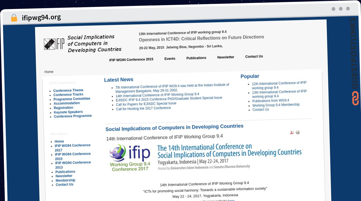 Publish Guest Post on ifipwg94.org
