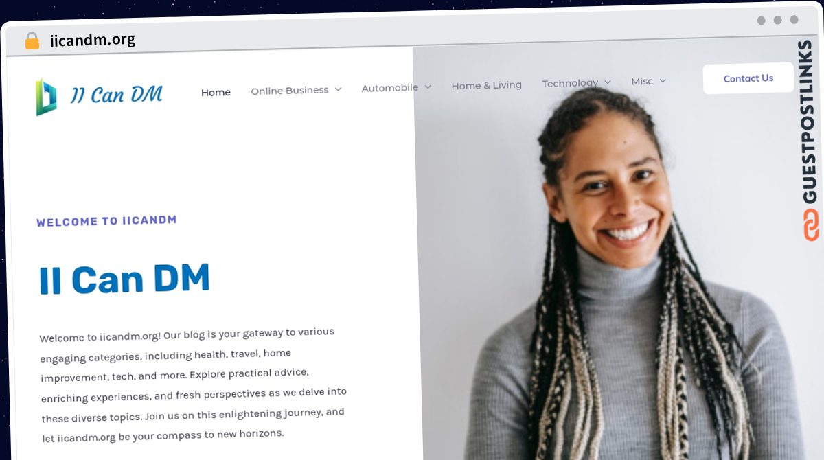 Publish Guest Post on iicandm.org