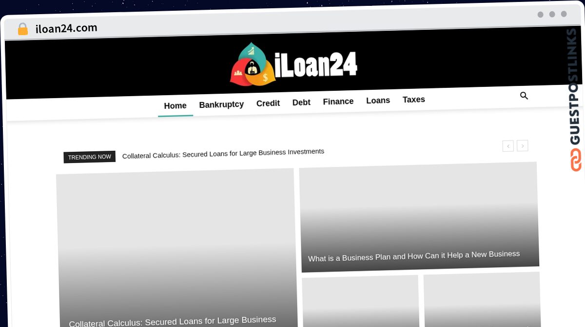 Publish Guest Post on iloan24.com